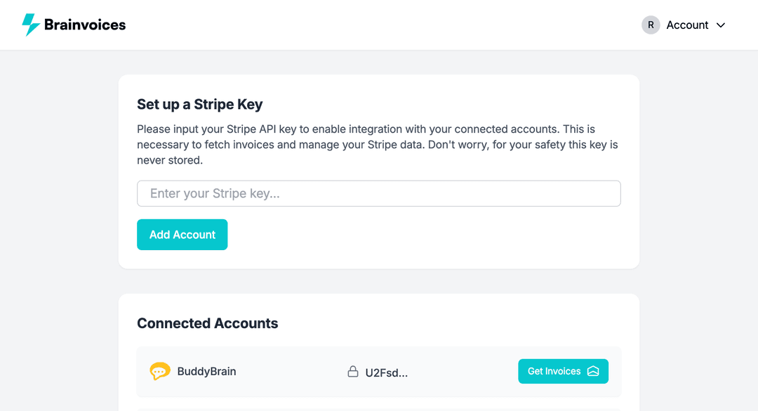 Connect your Stripe accounts